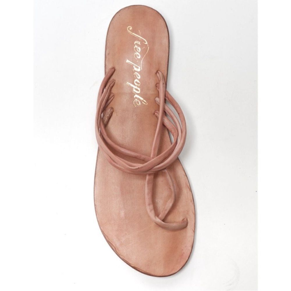 FREE PEOPLE Kayla Soft Strappy Sandals / Sweetheart Sunrise - Picture 6 of 14